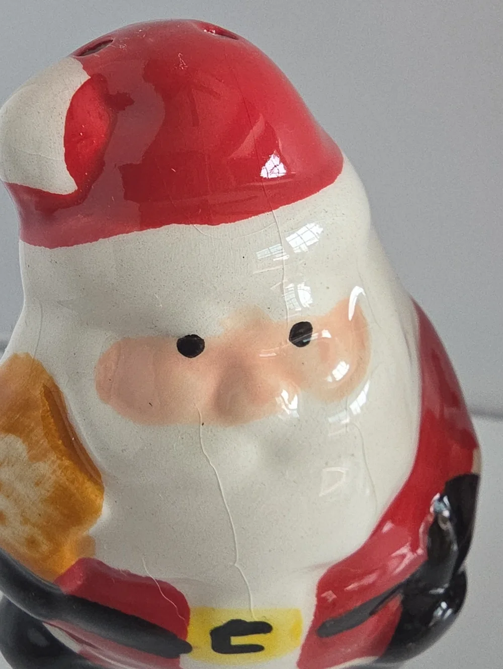 Vintage Ceramic Santa Claus Salt & Pepper Shaker Set